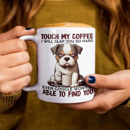 Dog Pattern Ceramic Mug
