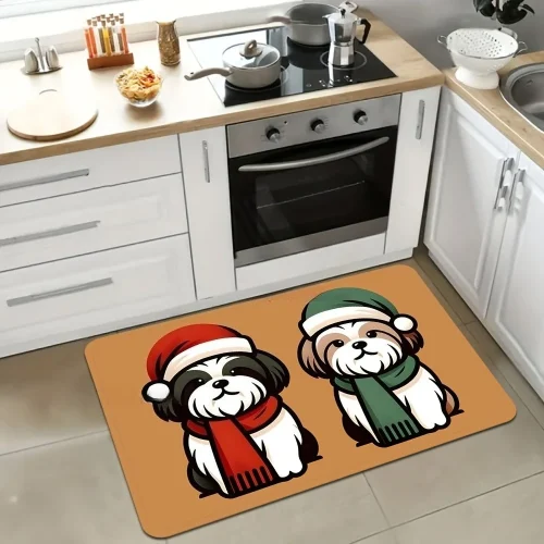 Christmas Dog Doormat