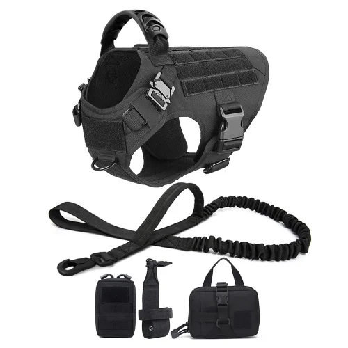 Tactical Dog Harness Set