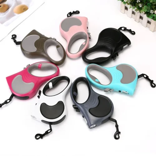LED Retractable Dog Leash